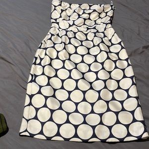 Strapless Banana Republic dress with pockets